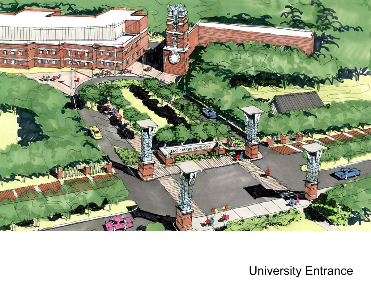 East Carolina University / City Master Plan, Greenville, North Carolina