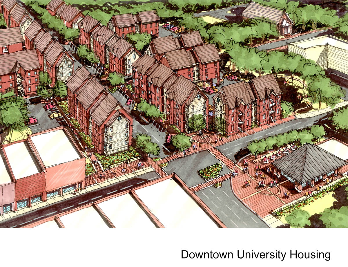 East Carolina University / City Master Plan, Greenville, North Carolina