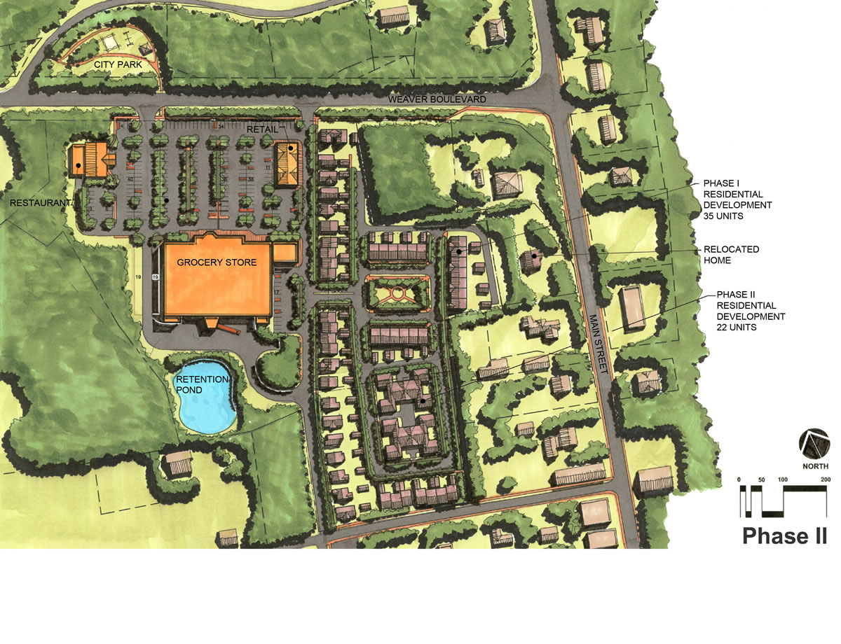 Regan Commons Master Plan, Weaverville, North Carolina