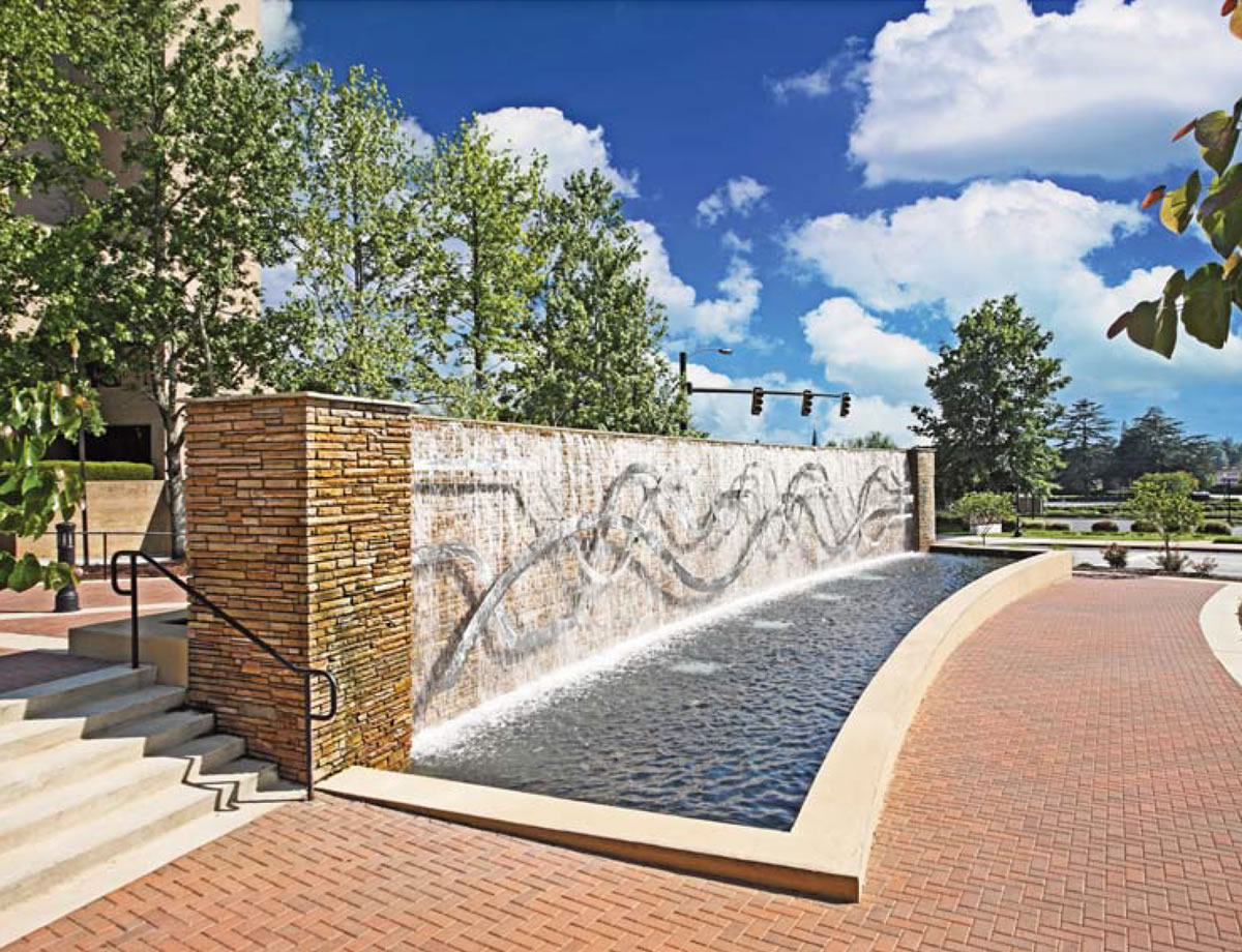 Heritage Green Fountain, Greenville, South Carolina