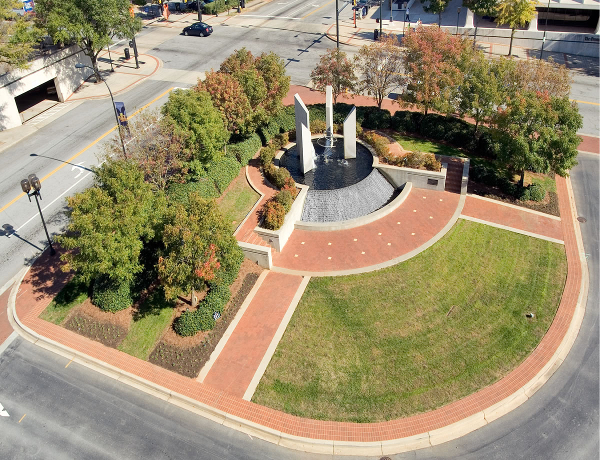 Peace Center Fountain, Greenville, South Carolina