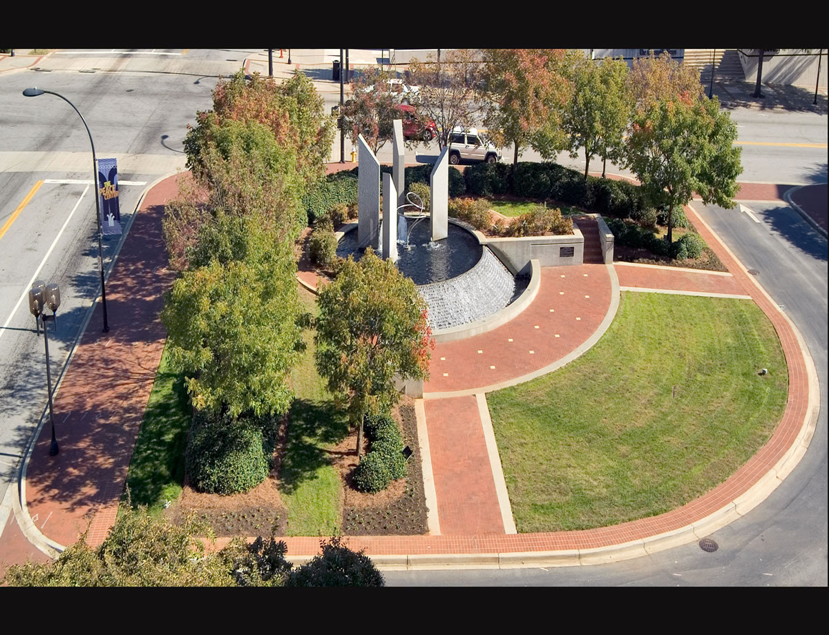 Peace Center Fountain, Greenville, SC